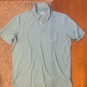 Vineyard Vines Sky Blue Polo Shirt large